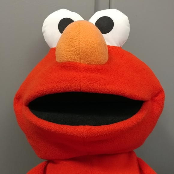 Vintage Elmo Jumbo Plush Sesame Street 31" Tall Soft Plush Eyes Stuffed Animal - Picture 12 of 15